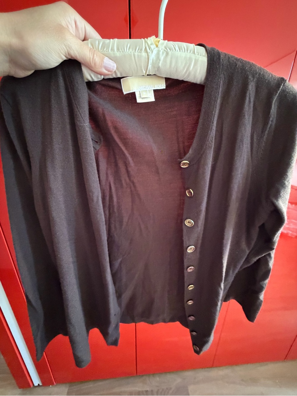 🗽Michael Kors Button-Front Women’s Cardigan Sweater